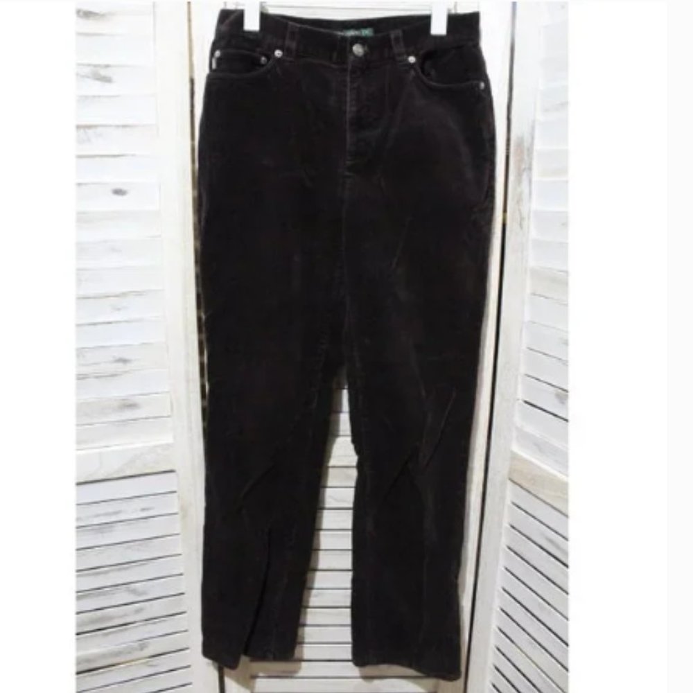 Lauren Jeans co. brown jeans (588)
